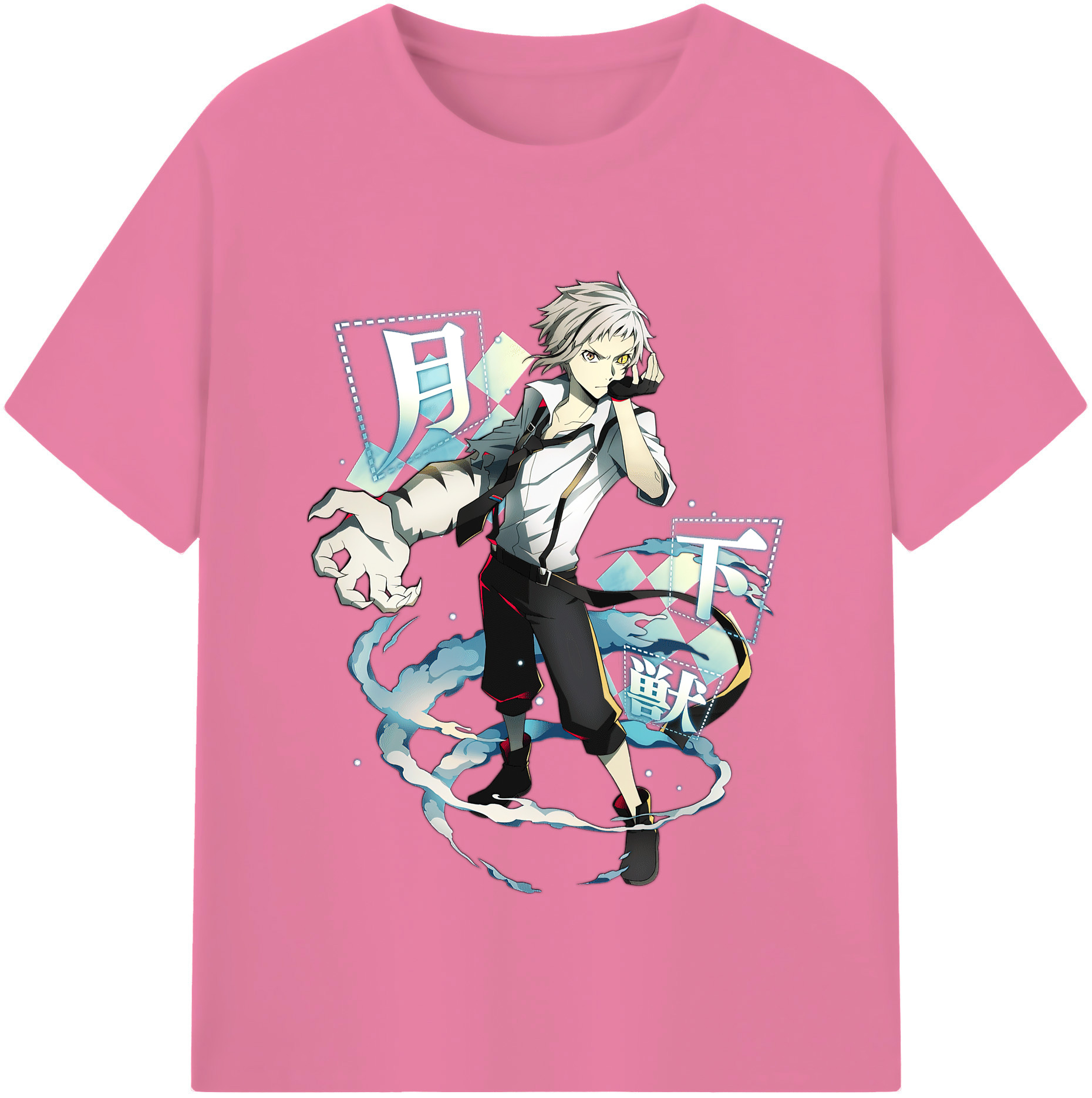 （画像用） 文豪ストレイドッグス Bungo Stray Dogs 綿100％半袖Tシャツ（フロントプリント）